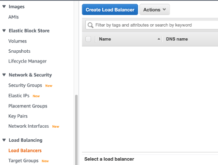 Create the Elastic Load Balancer